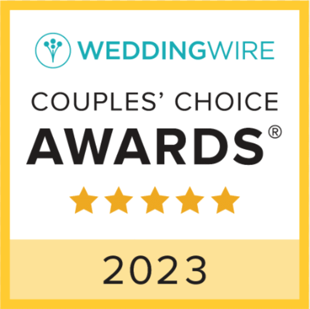 Wedding Wire Couple's Choice Awards 2023 badge