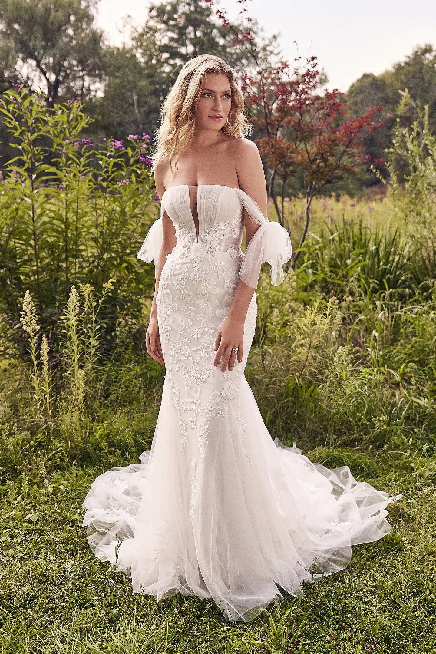 Lace &amp; Whimsical Tulle: A Dreamy Bridal Lookbook for Summer 2025 Image