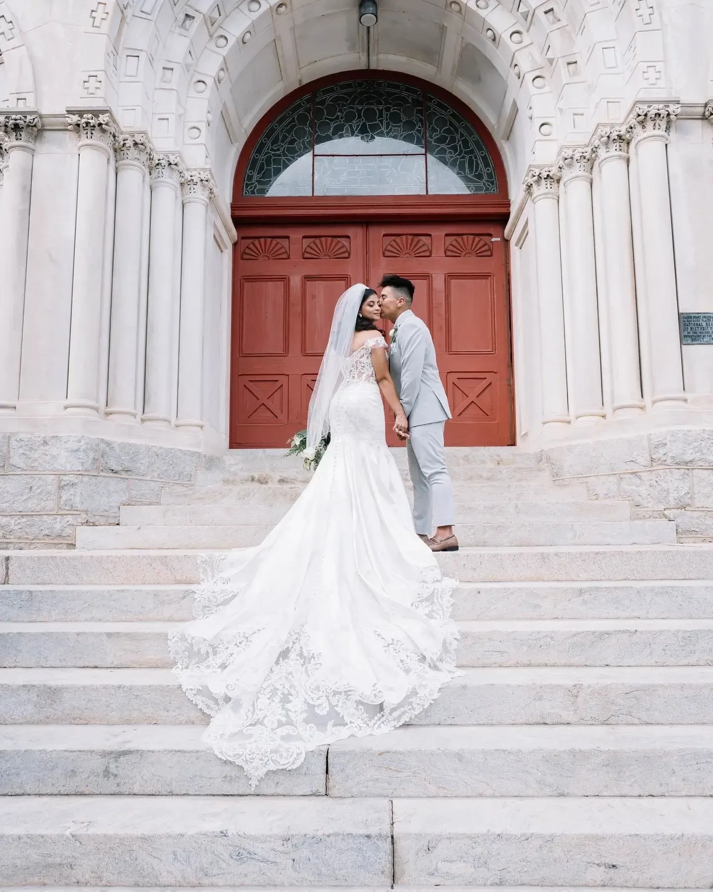 Photo of the real bride and groom #5