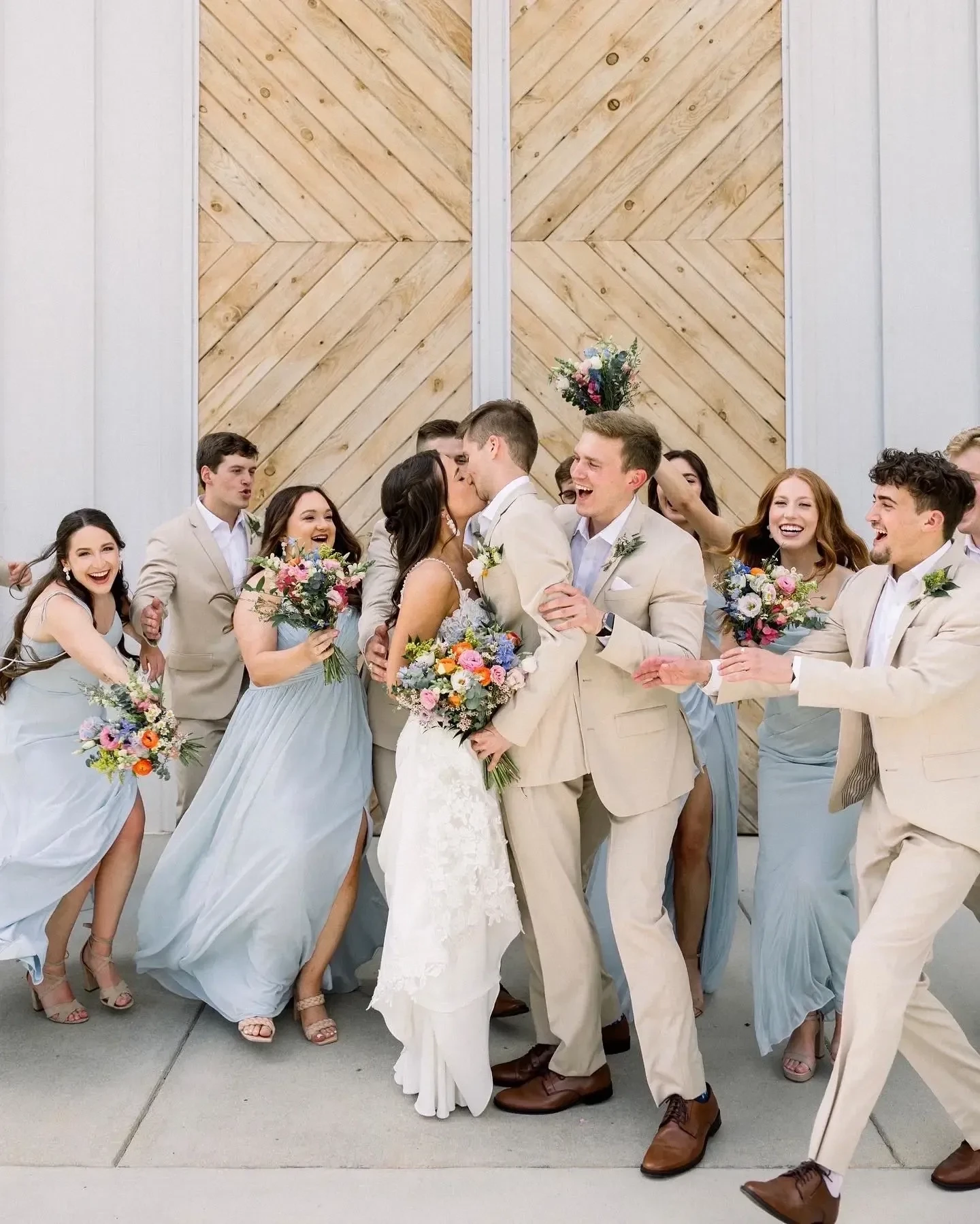 Photo of the real bride and groom #5