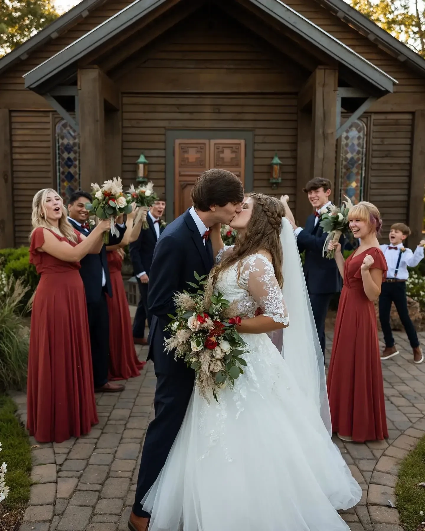Photo of the real bride and groom #5